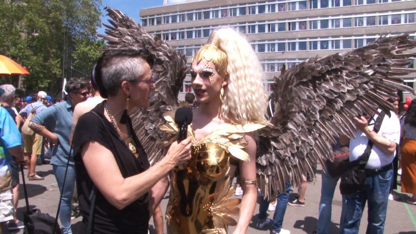 Interviews an der Gay Pride Zürich | „Glaubst du an Gott?“